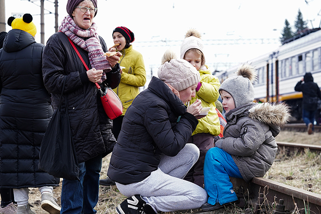 Ukrainian refugees in Poland