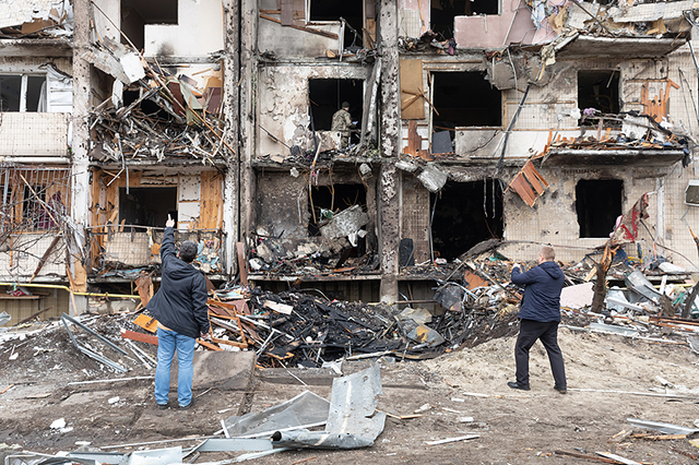 Destruction of civilian property in Ukraine