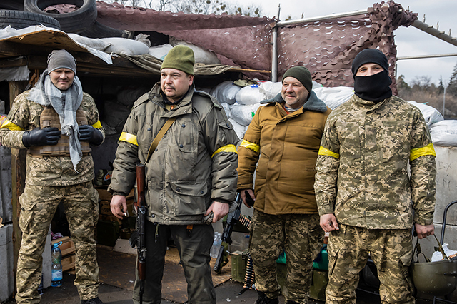 Ukrainian soldiers