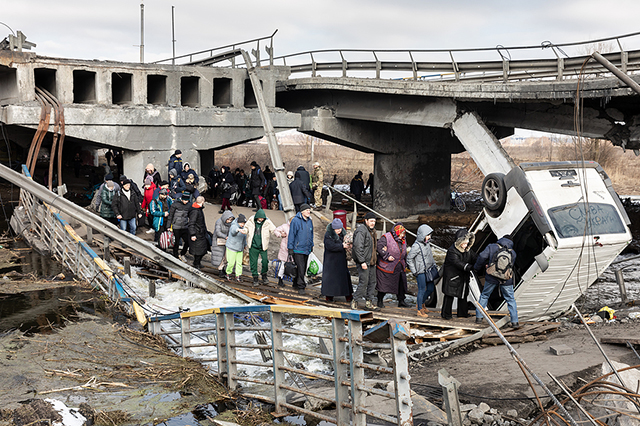 War damage in Ukraine